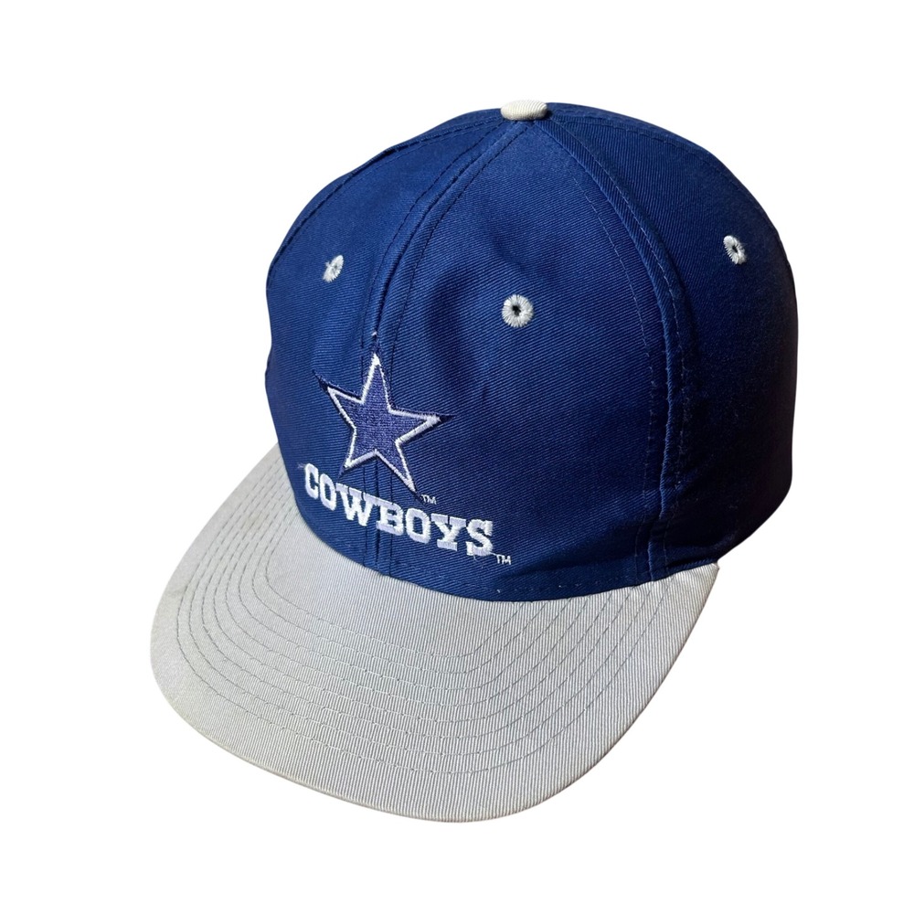 Vintage Dallas Cowboys‎ Mens OSFA Blue Grey 90's Sportswear Logo 7 Hat